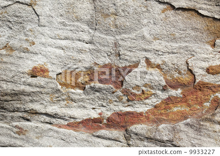 Detial of stone cross section inside 9933227