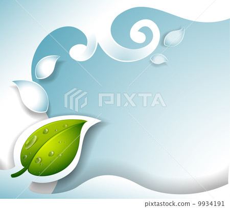 A border design with a leaf A border design with a leaf 9934191