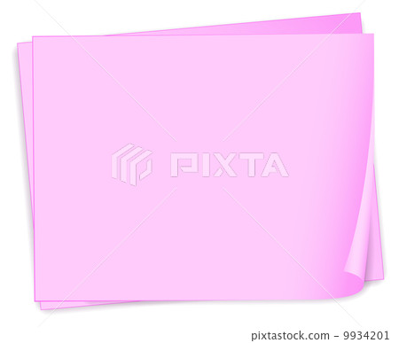 Empty pink papers Empty pink papers 9934201