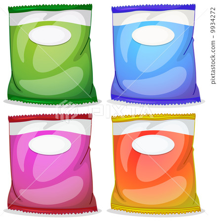 Four packs with empty labels Four packs with empty labels 9934272