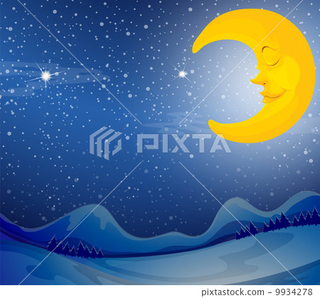 A sleeping moon 9934278
