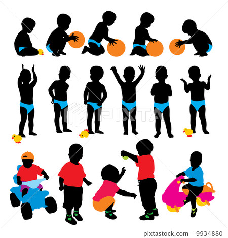 Child's silhouettes 9934880