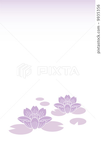 Lotus's mourning postcard background 9935356