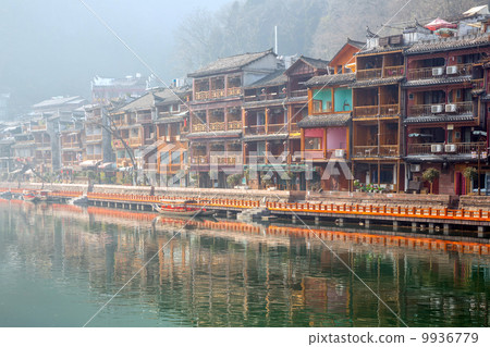 Fenghuang ancient town China 9936779