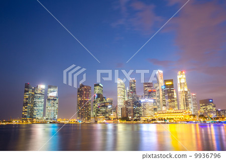 Singapore city downtown 9936796