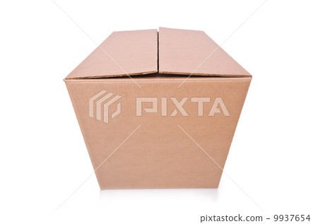 Carton boxes isolated on the white background Carton boxes isolated on the white background 9937654