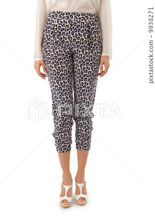 Woman in fashion concept on white 9938271