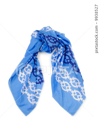 Warm scarf isolated on the white background Warm scarf isolated on the white background 9938527
