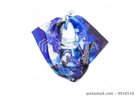 Scarf isolated on the white background Scarf isolated on the white background 9938539