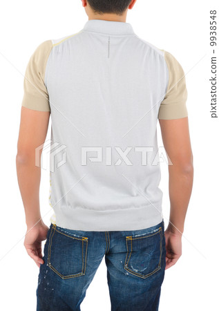 Man in fashion concept on white Man in fashion concept on white 9938548