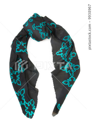 Warm scarf isolated on the white background 9938967