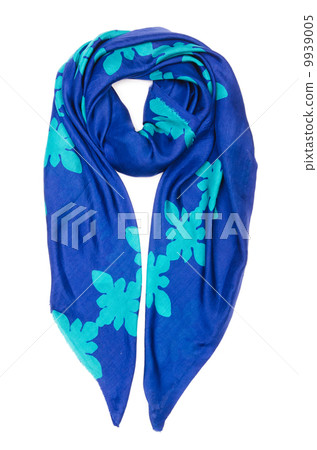 Fashion concept with scarf on white 9939005