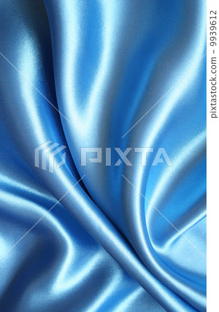 Smooth elegant blue silk as background Smooth elegant blue silk as background 9939612