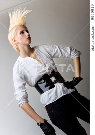 punk blonde attractive fashion girl 9939919
