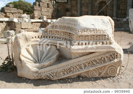 Turkey. Side. Marble ruins 9939940
