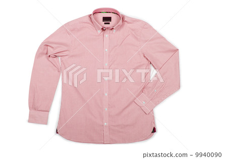 Nice male shirt isolated on the white Nice male shirt isolated on the white 9940090