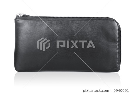 Leather wallet isolated on the white Leather wallet isolated on the white 9940091