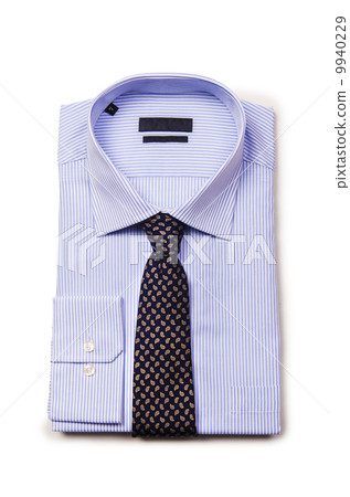 Nice male shirt isolated on the white 9940229