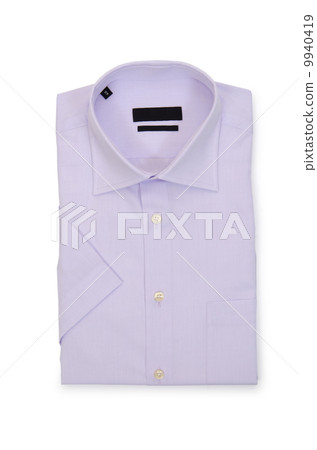 Nice male shirt isolated on the white 9940419
