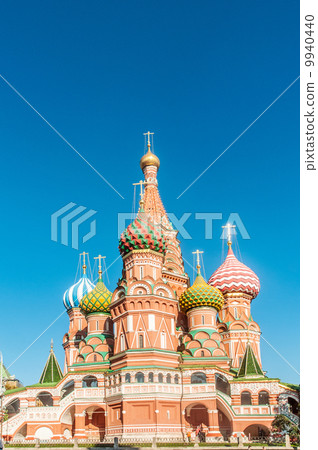 Famous st Vasily Blessed cathedral in Moscow Famous st Vasily Blessed cathedral in Moscow 9940440