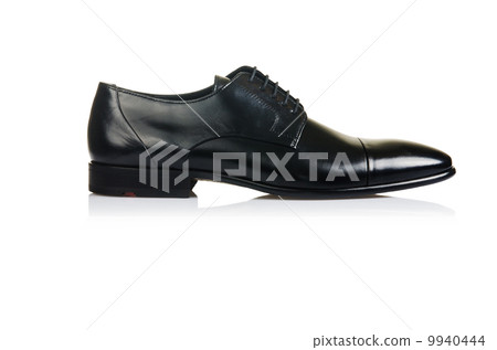 Fashion concept with male shoes on white Fashion concept with male shoes on white 9940444