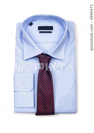 Nice male shirt isolated on the white Nice male shirt isolated on the white 9940471