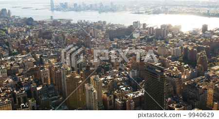New York city panorama with tall skyscrapers New York city panorama with tall skyscrapers 9940629