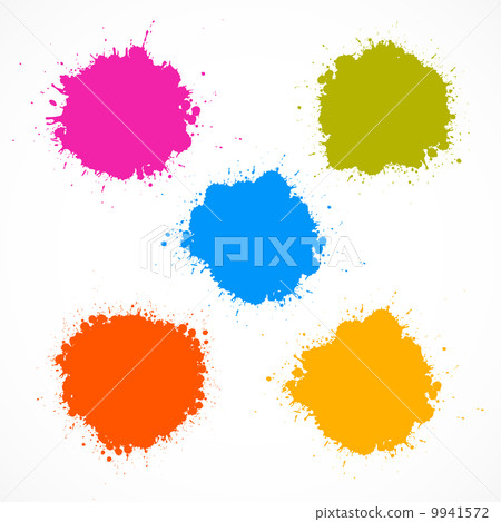 Colorful Vector Stains, Blots, Splashes Set Colorful Vector Stains, Blots, Splashes Set 9941572