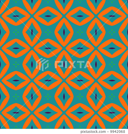 Vector seamless abstract geometric pattern - Stock Illustration ...
