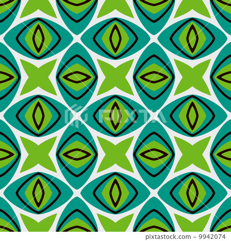 Vector seamless abstract geometric pattern - Stock Illustration ...