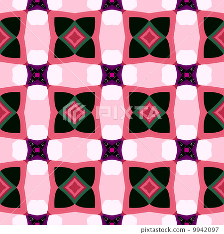 Vector seamless abstract geometric pattern - Stock Illustration ...
