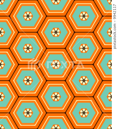 Vector seamless abstract geometric pattern - Stock Illustration ...