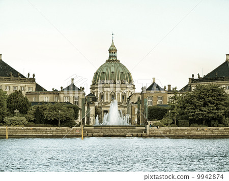 Royal palace Amalienborg, cathedral Denmark 9942874