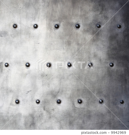 Black metal plate or armour texture with rivets Black metal plate or armour texture with rivets 9942969