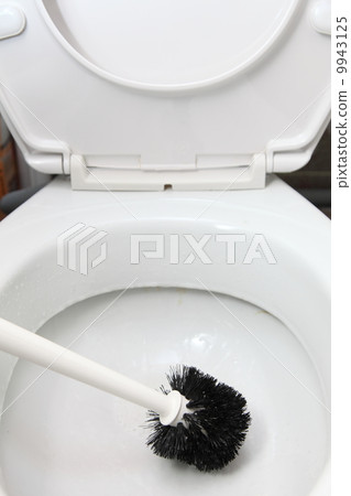 cleaning a toilet bowl with brush cleaning a toilet bowl with brush 9943125