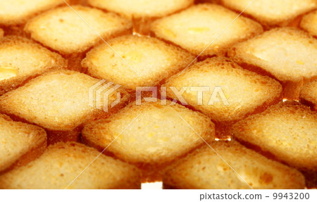 rusks bread toast biscuits, diet food background 9943200