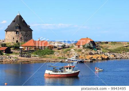 Fort Christiansoe island Bornholm Denmark 9943495