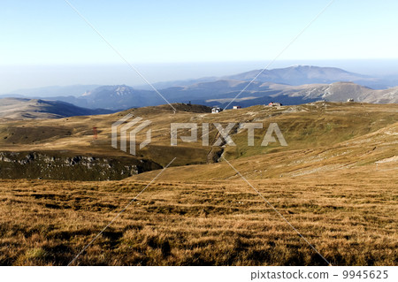 Romania, view of the summit of Petjee 9945625