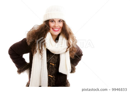 woman in warm clothing winter fashion 9946833