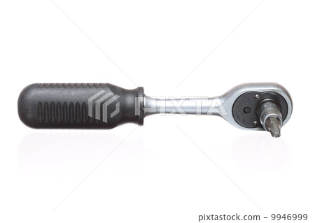 Ratchet spanner isolated on white background 9946999