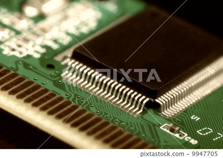 Printed Circuit Board with electrical components Printed Circuit Board with electrical components 9947705