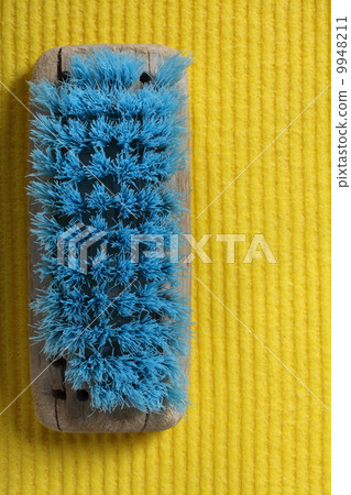 yellow sponge background and old brush yellow sponge background and old brush 9948211