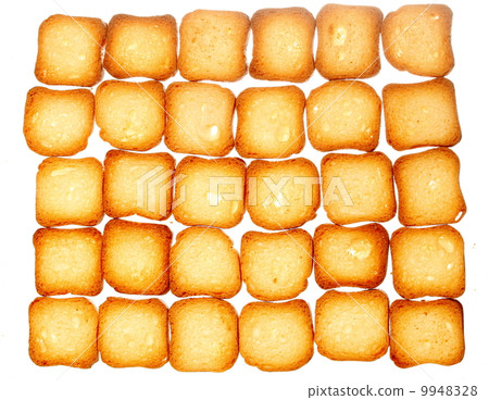 rusks bread toast biscuits, diet food background 9948328