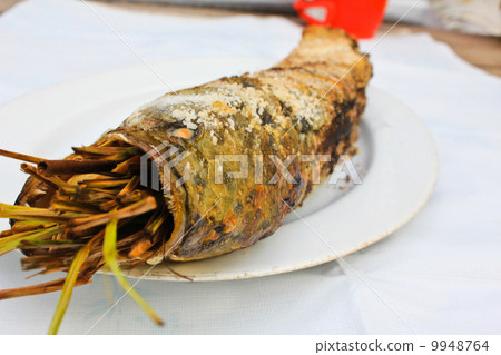 Grilled fish ready for eating. 9948764