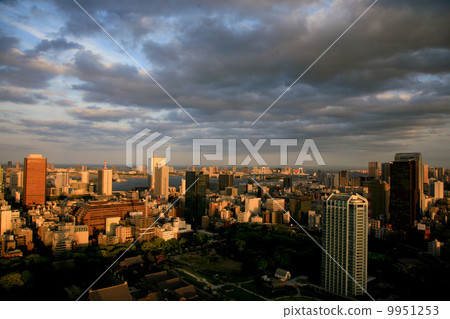 Odaiba of sunset Odaiba of sunset 9951253