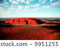 Full view of Uluru seen from the sky 9951255