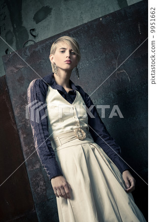 beautiful girl in outdoor fashion 9951662