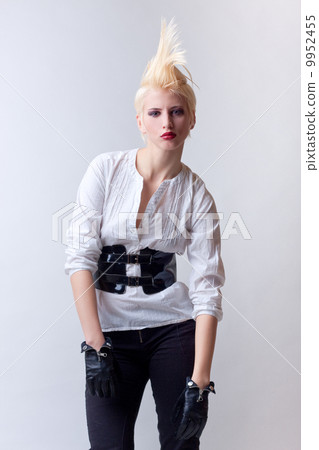punk blonde attractive fashion girl 9952455