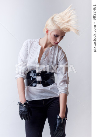punk blonde attractive fashion girl 9952461
