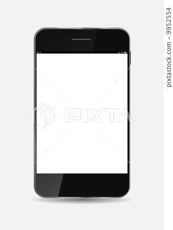 Black Mobile Phone Vector Illustration Black Mobile Phone Vector Illustration 9952554